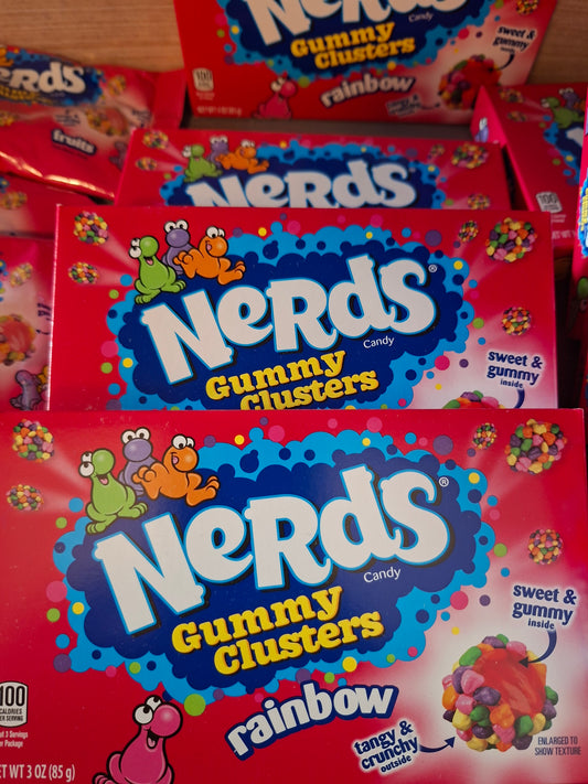 Nerds gummy clusters rainbow