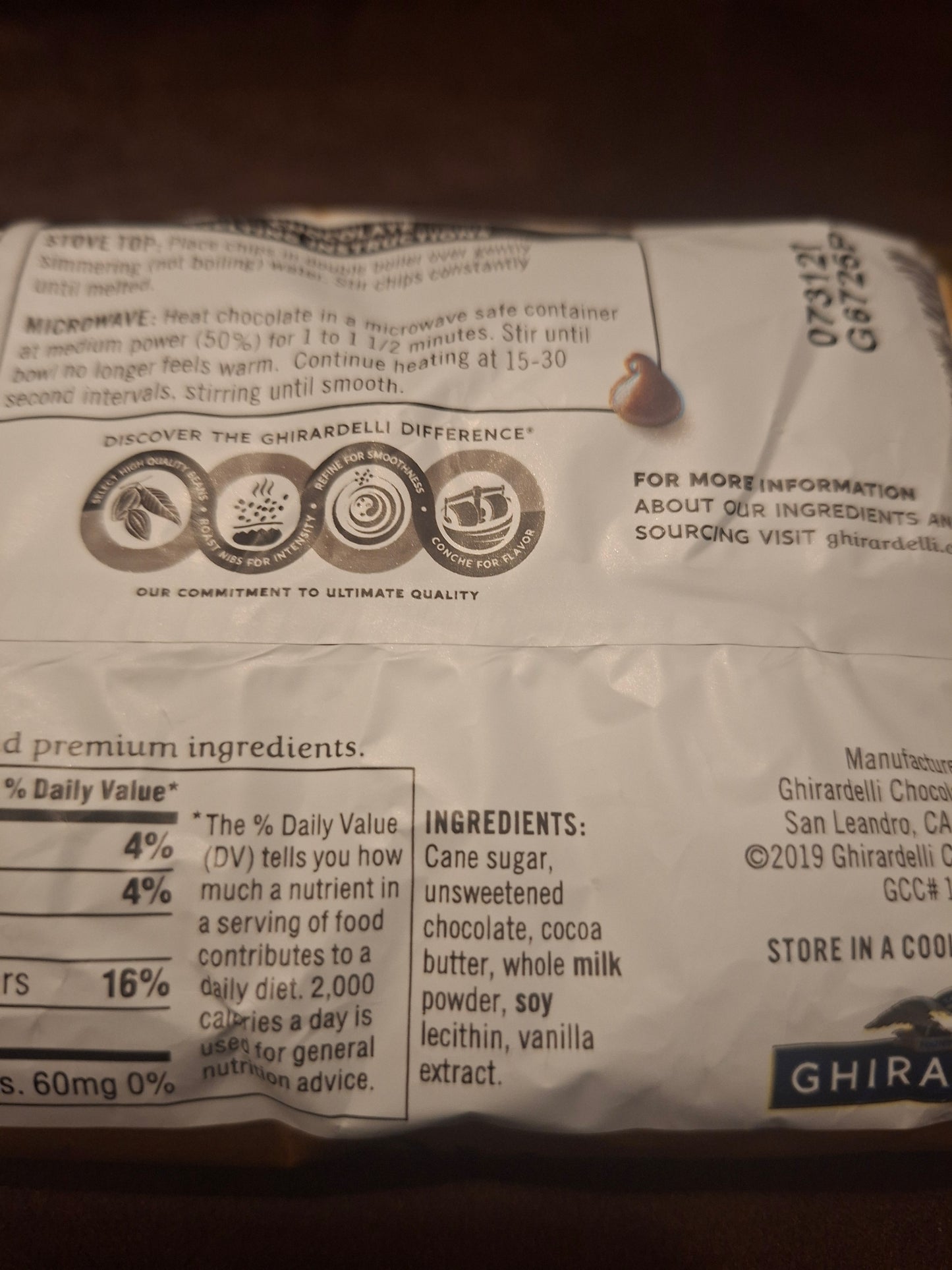 Ghiradelli Baking Chips Semi-Sweet