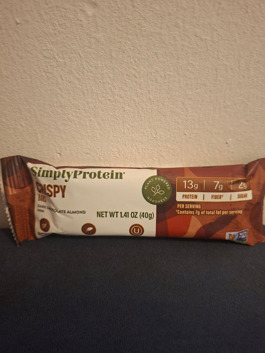 Simply Protein Crispy Bar Dark Chocolate Almond