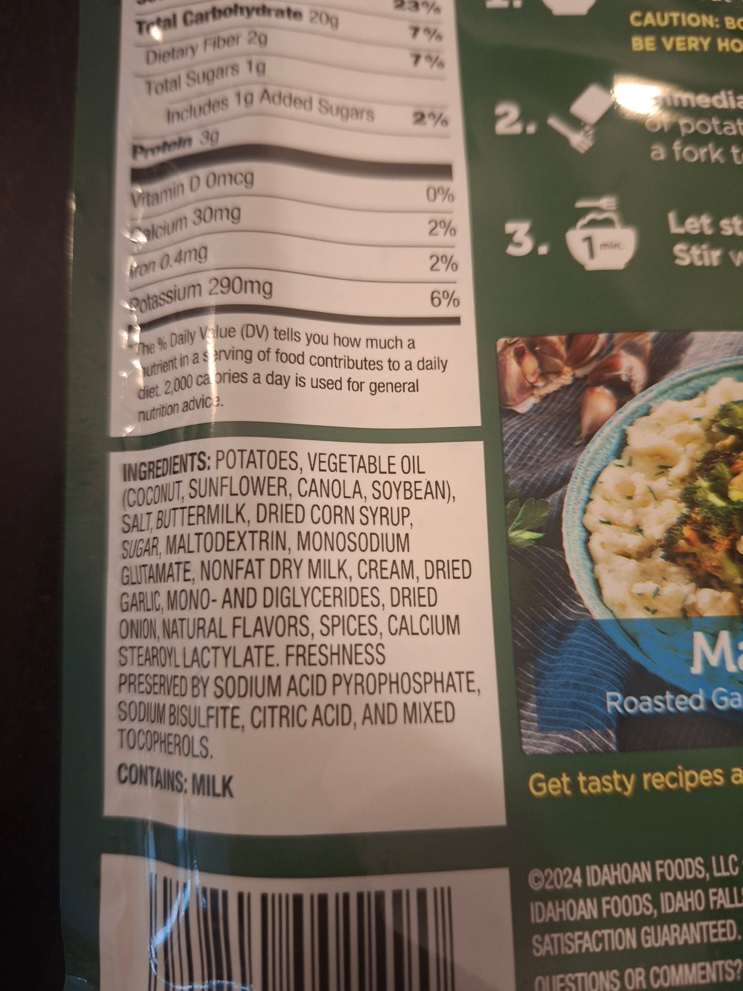 Idahoan Ranch Mashed Potatoes