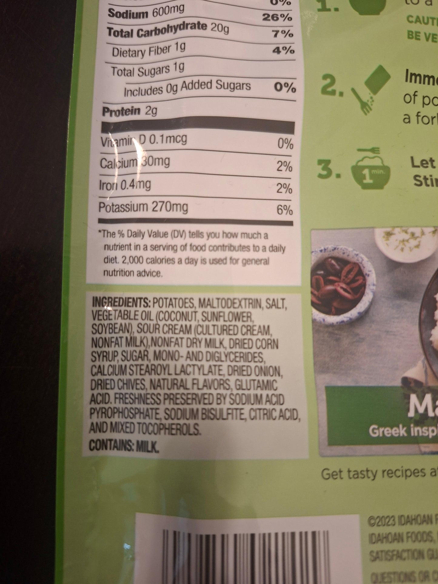 Idahoan Sour Cream&Chives