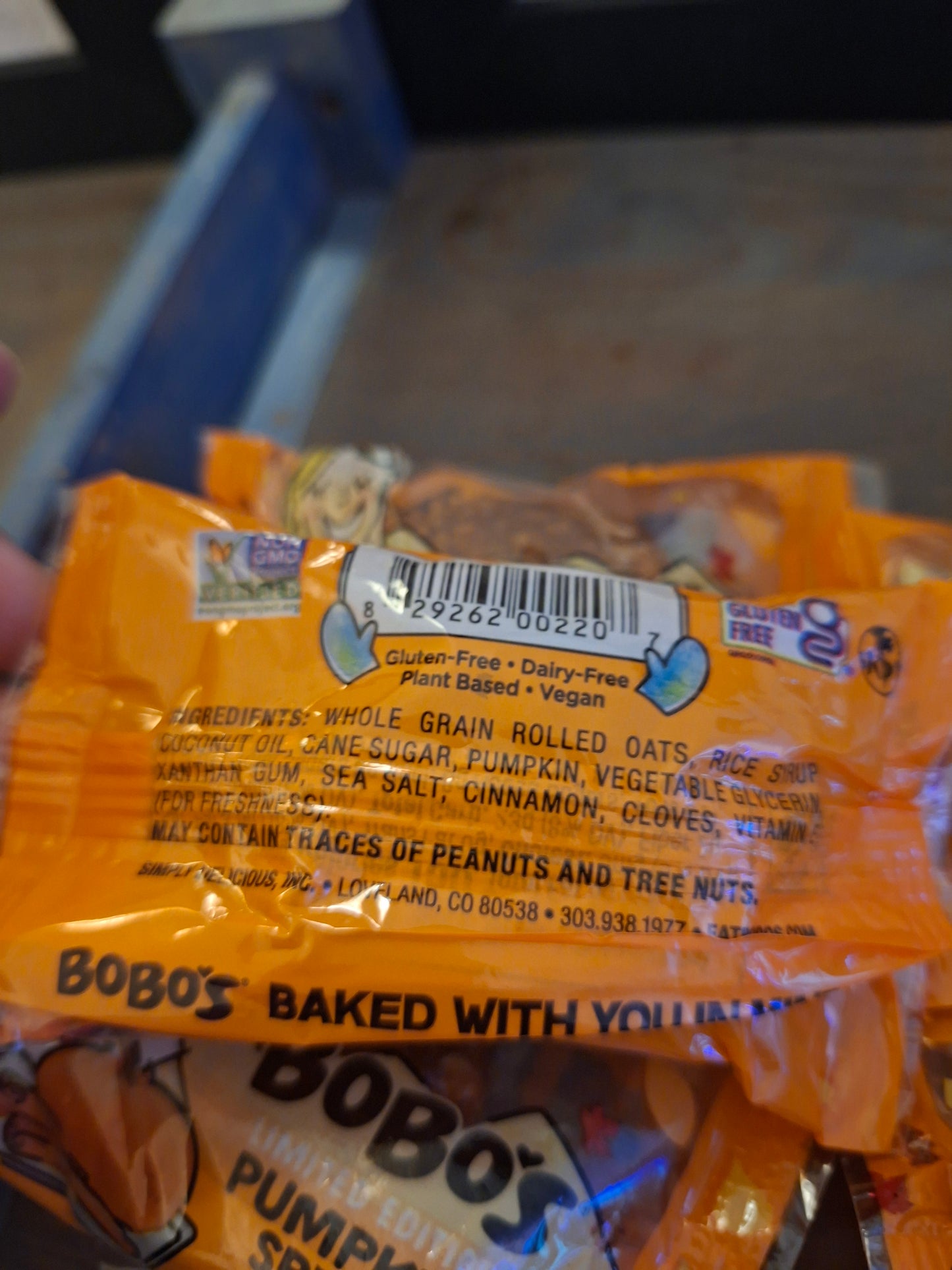 Bobos Pumpkin Spice Oat Bite