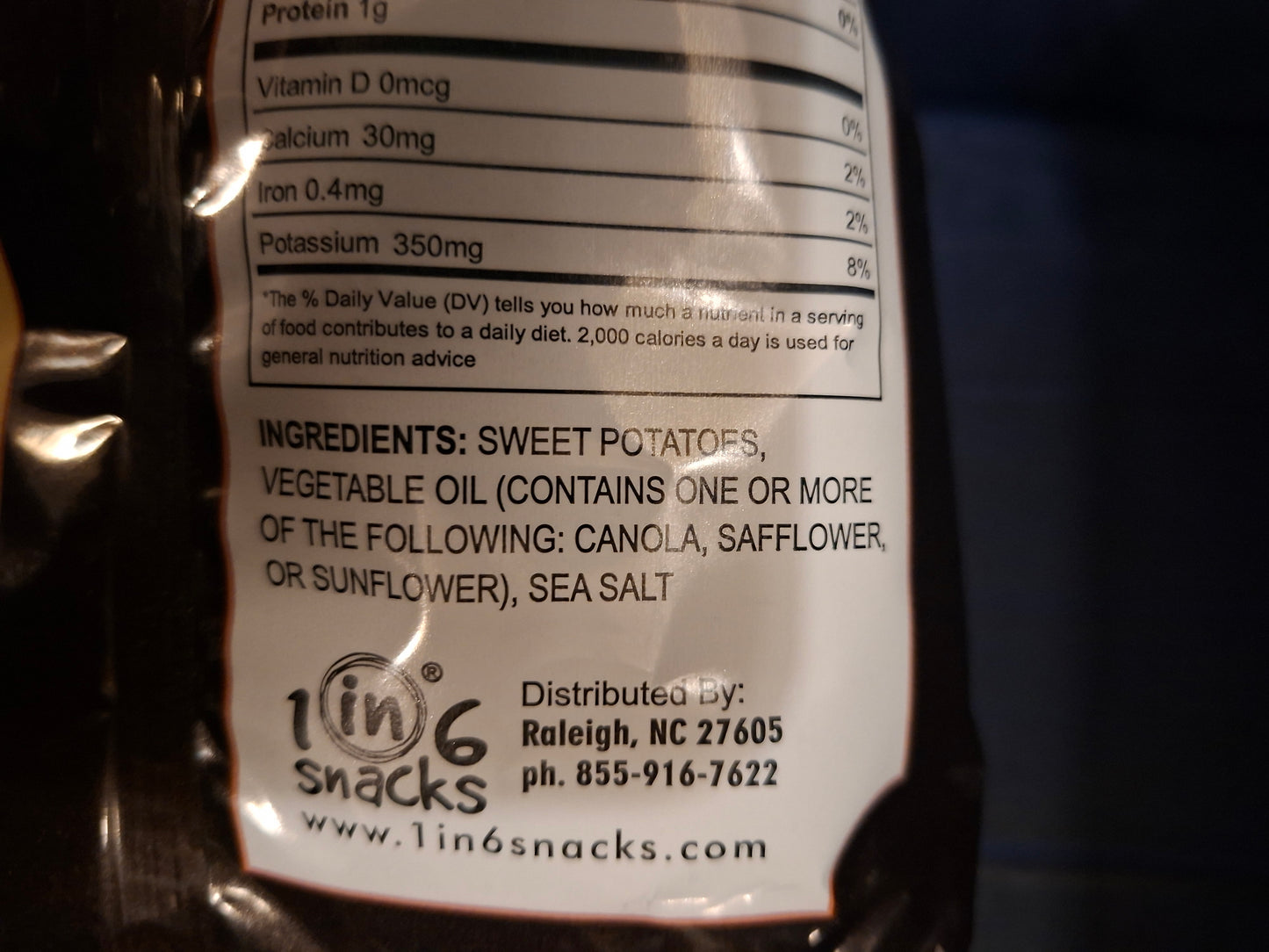 Carolina Sweet Potato Chips