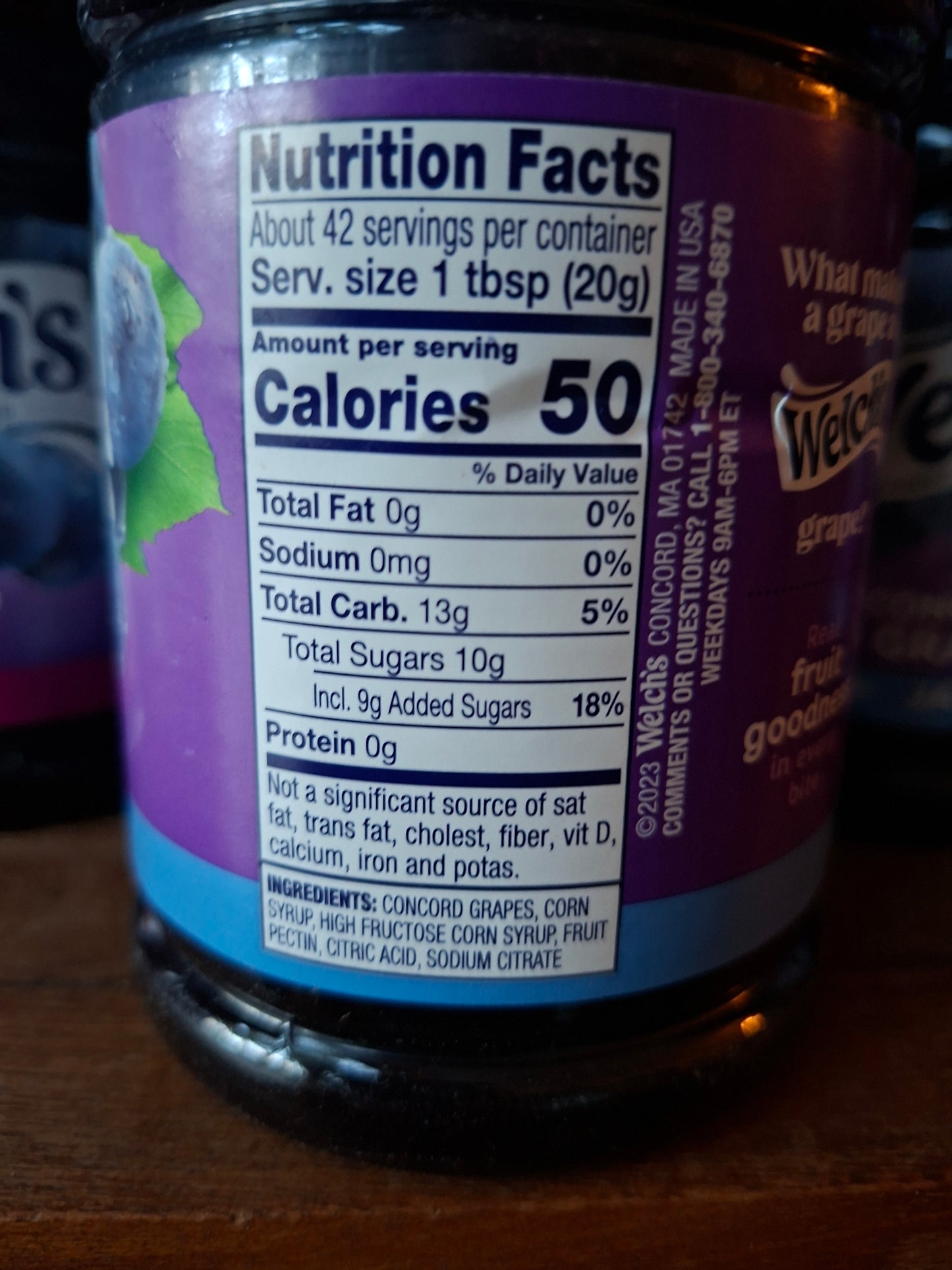 Welchs Grape Jam