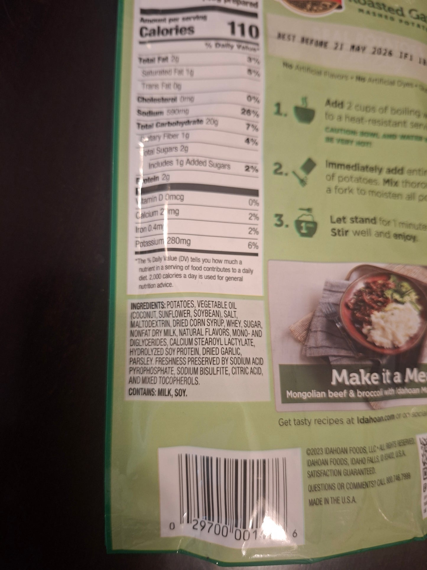 Idahoan Roasted Garlic