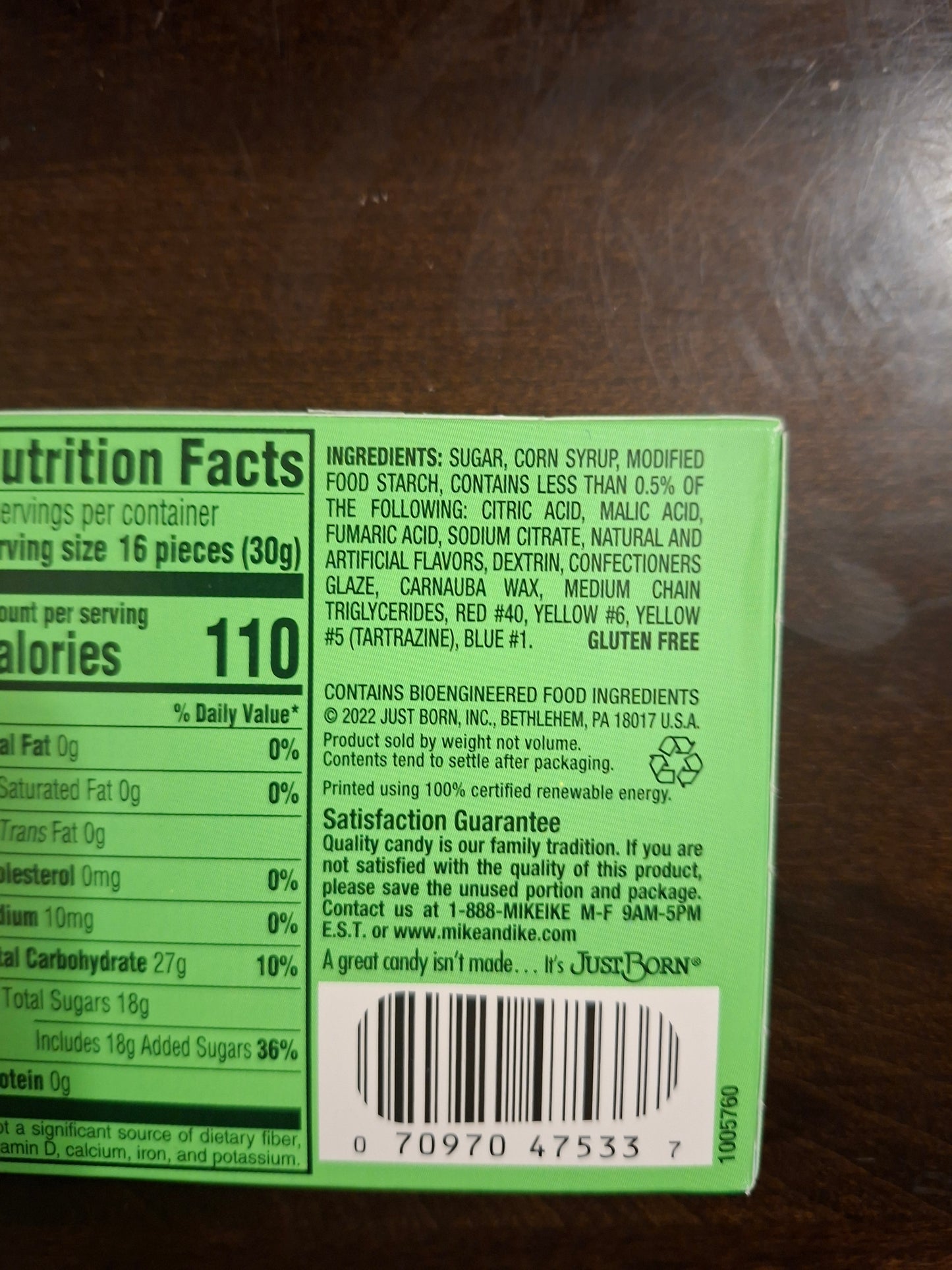 Mike and Ike Original Fruits