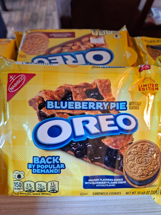Oreo Blueberry Pie