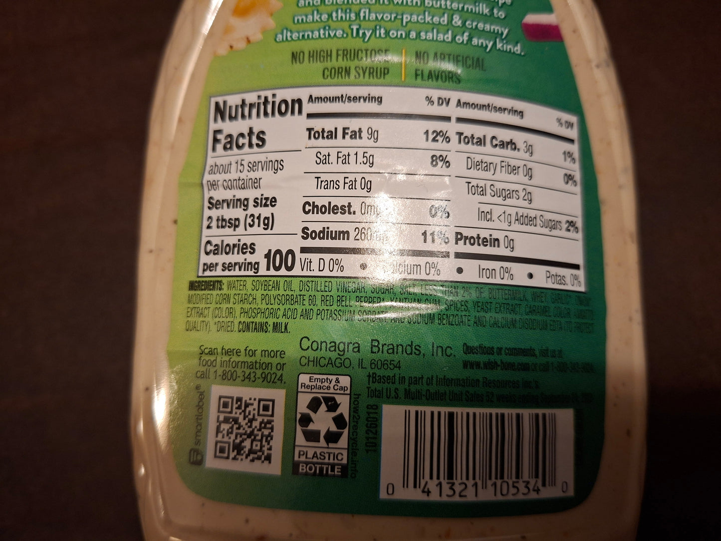 Wishbone creamy Italian Dressing
