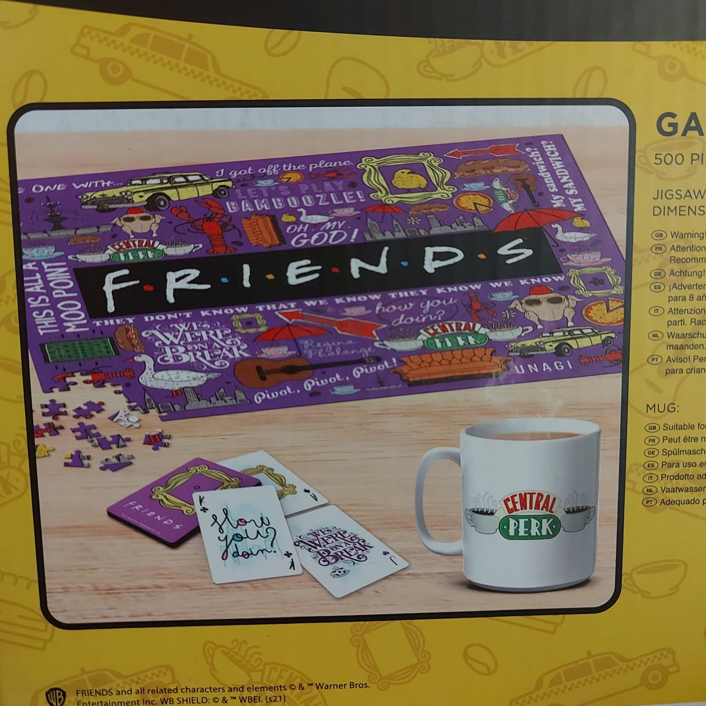 Friends Geschenk Set mit Spiel